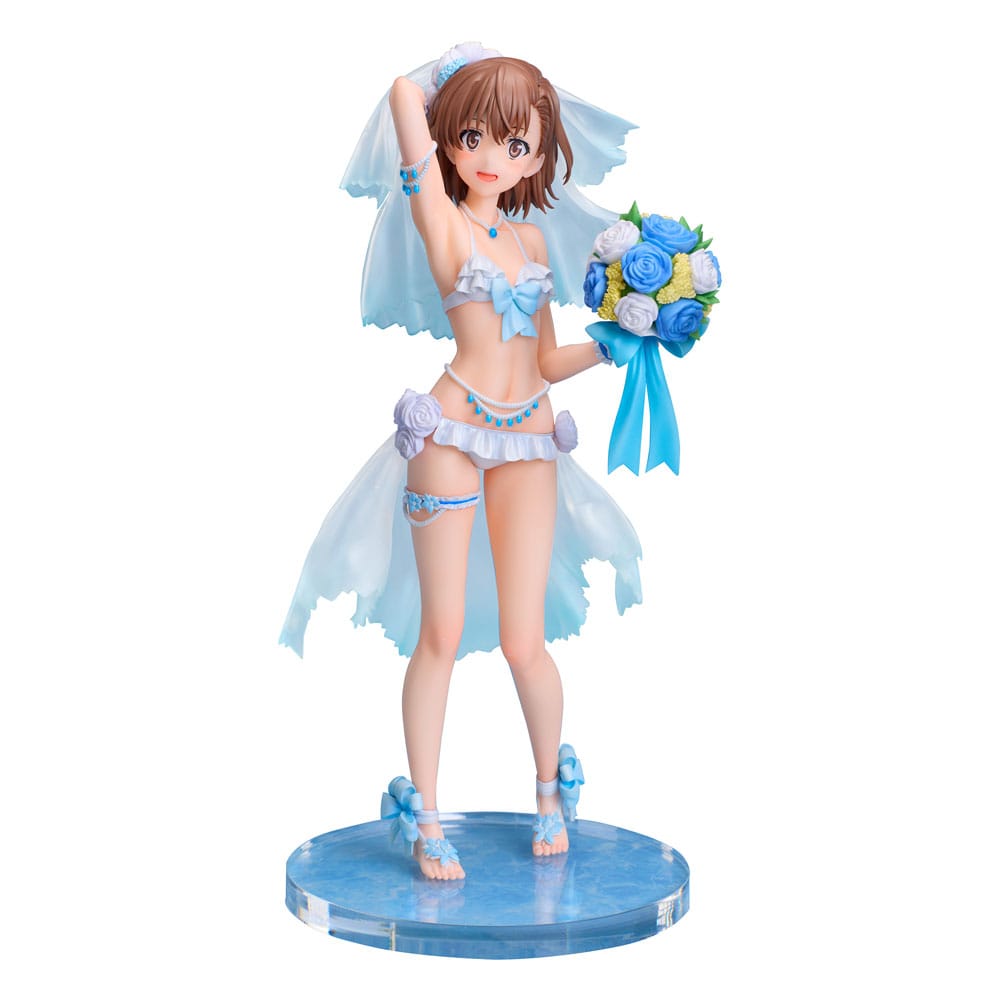 A Certain Scientific Railgun T Estatua PVC 1/7 Mikoto Misaka Wedding Swimsuit Ver. 25 cm Frikytopia