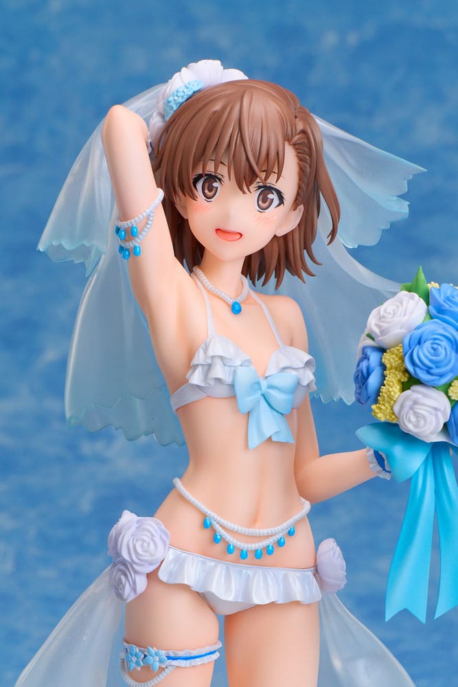A Certain Scientific Railgun T Estatua PVC 1/7 Mikoto Misaka Wedding Swimsuit Ver. 25 cm