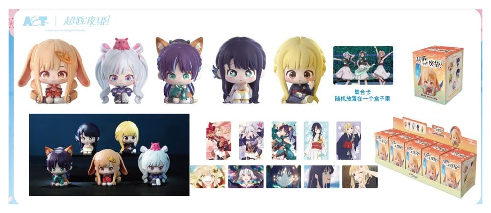 Cosmic Princess Kaguya figuras mini PVC Caixas Surpresa 7 cm Expositor (5) Frikytopia