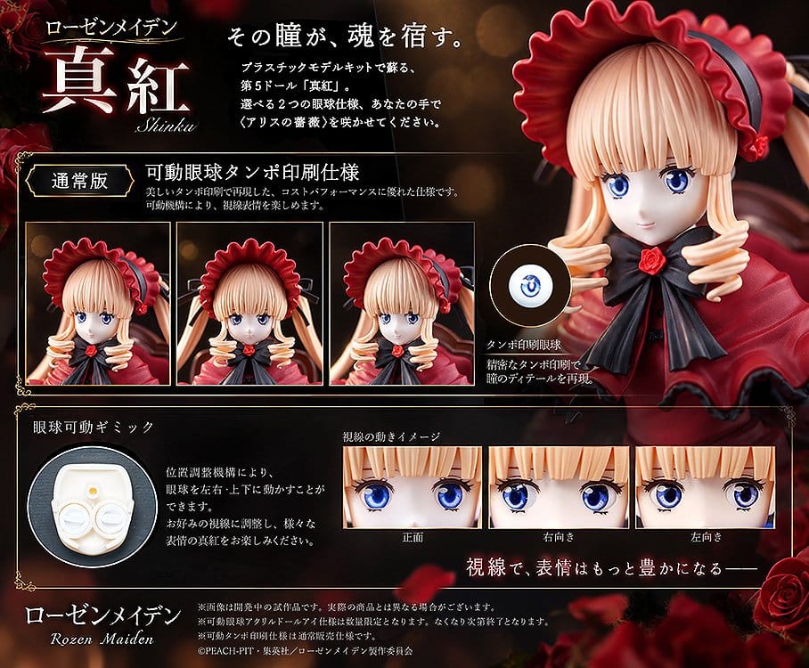 Rozen Maiden Maqueta Plastic Model Kit Shinku (Standard Version) 13 cm