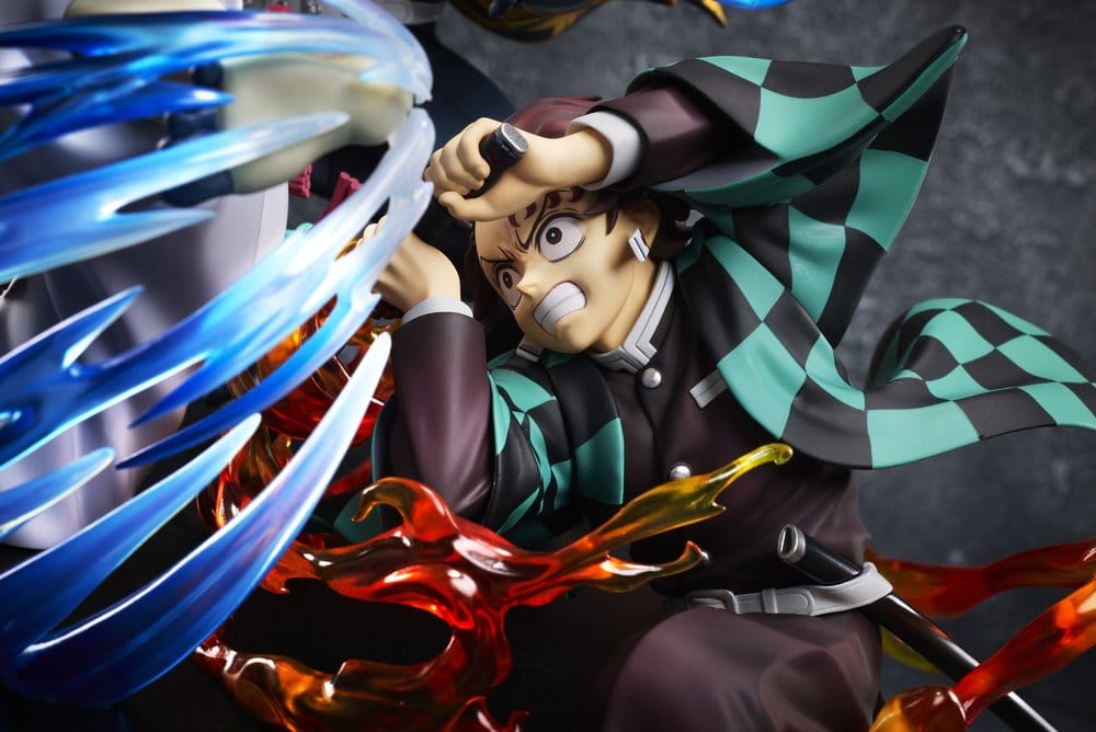 Demon Slayer: Kimetsu no Yaiba Figura PVC Tanjiro Kamado & Giyu Tomioka & Akaza 13 cm