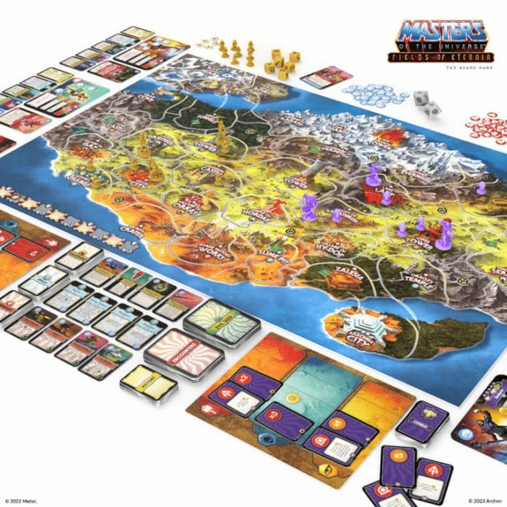 Masters of the Universe Juego de Mesa Fields of Eternia *Edición Española*