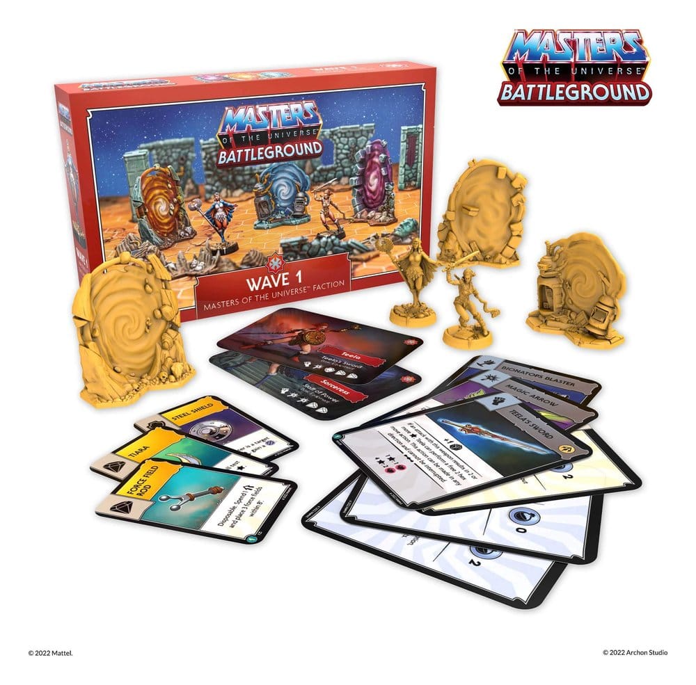 Masters of the Universe: Battleground Juego de Miniaturas Wave 1: Masters of the Universe Faction *Edición Francés*