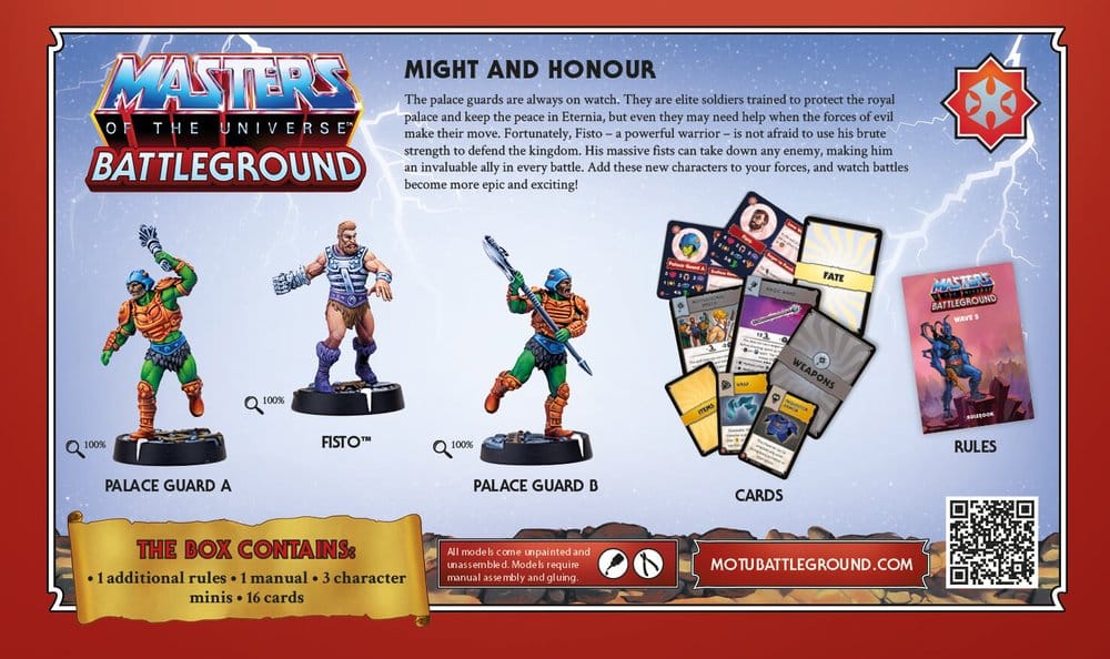 MotU:Battleground - Wave 5 - Masters of the Universe Faction -  ENGLISH EDITION
