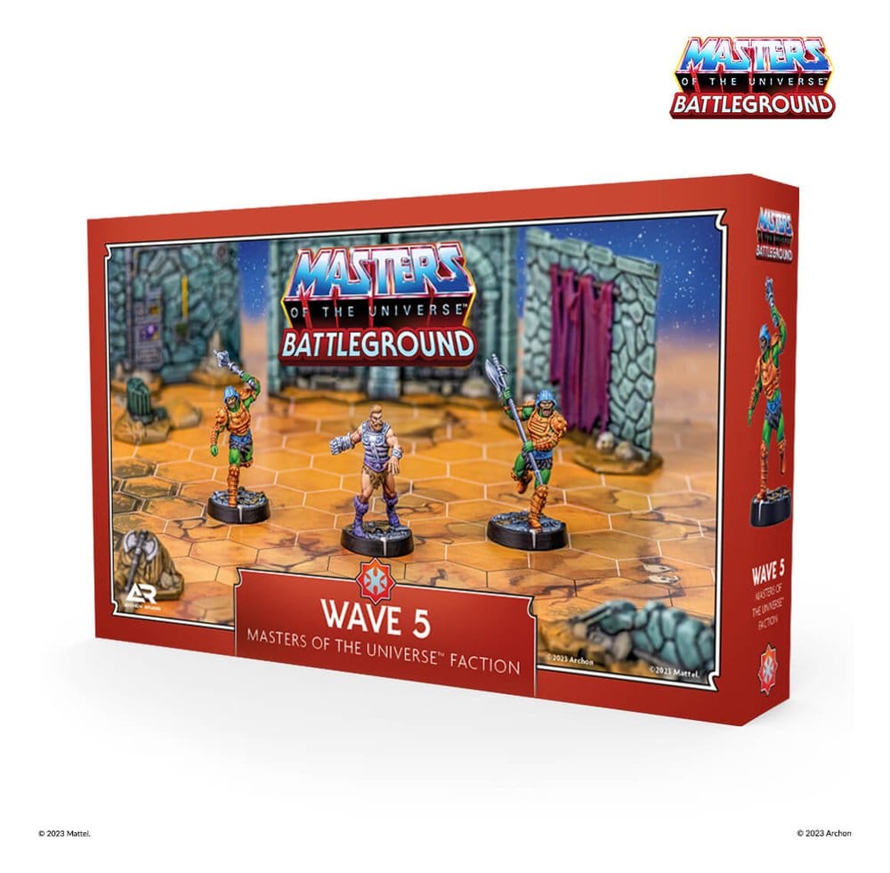 Masters of the Universe: Battleground Juego de Miniaturas Wave 5: Masters of the Universe Faction *Edición Italiano* Frikytopia