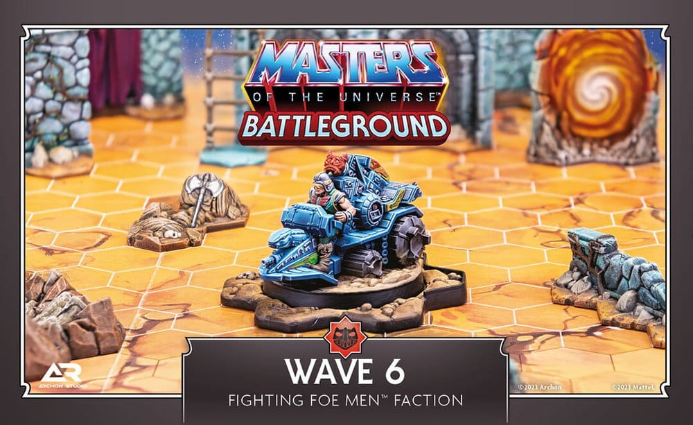 Masters of the Universe: Battleground Juego de Miniaturas Wave 6: Fighting Foe Men Faction *Edición Italiano*