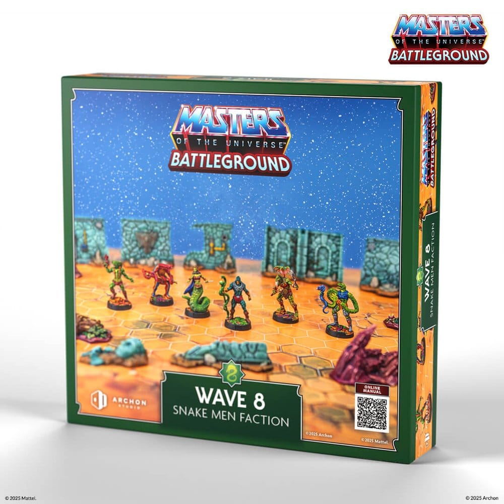 Masters of the Universe: Battleground Juego de Miniaturas Wave 8: Snake Men Faction *Edición Inglés* Frikytopia