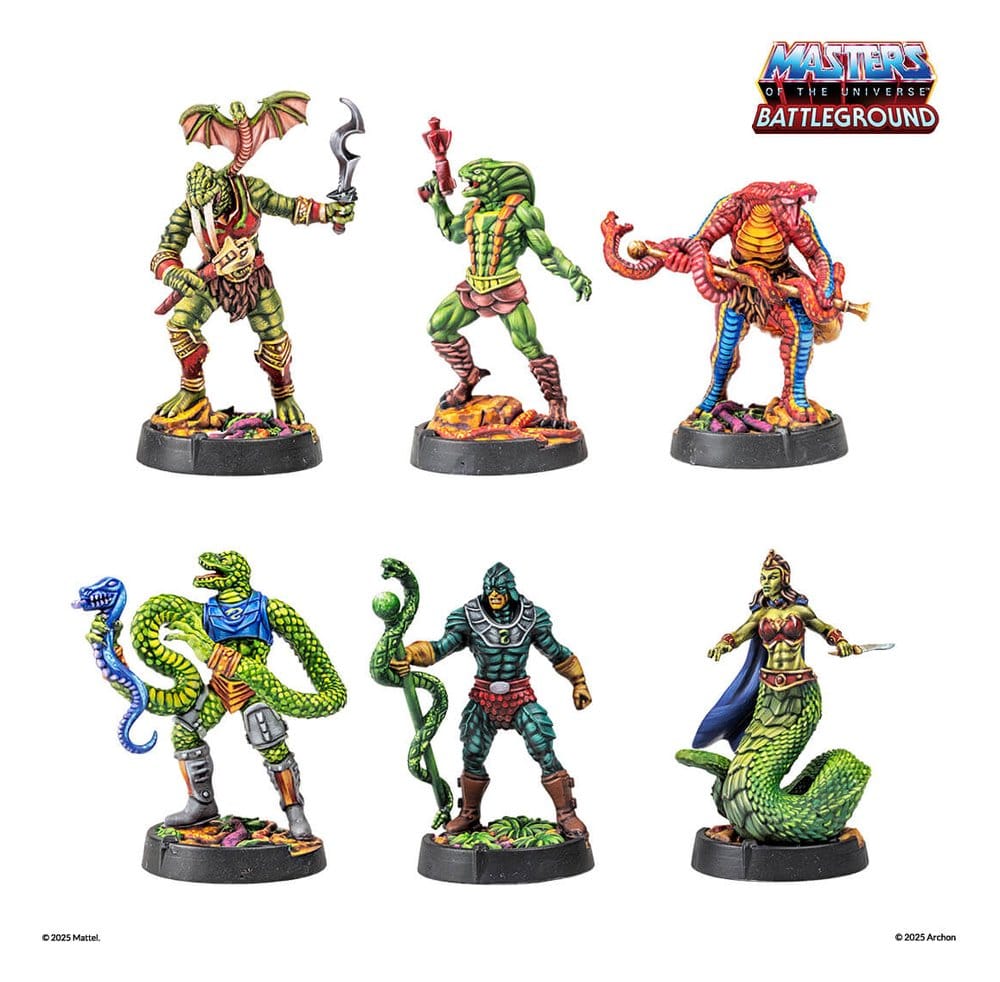 Masters of the Universe: Battleground Juego de Miniaturas Wave 8: Snake Men Faction *Edición Inglés*
