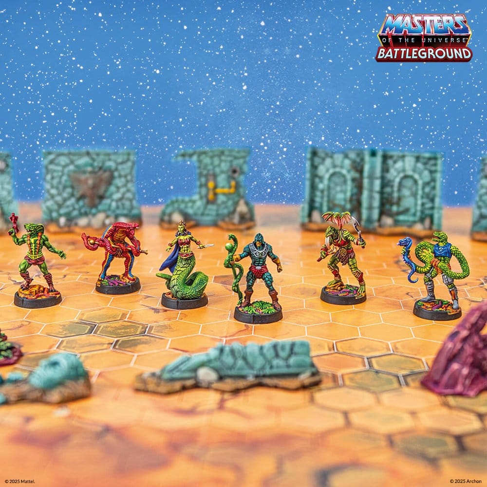 Masters of the Universe: Battleground Juego de Miniaturas Wave 8: Snake Men Faction *Edición Inglés*