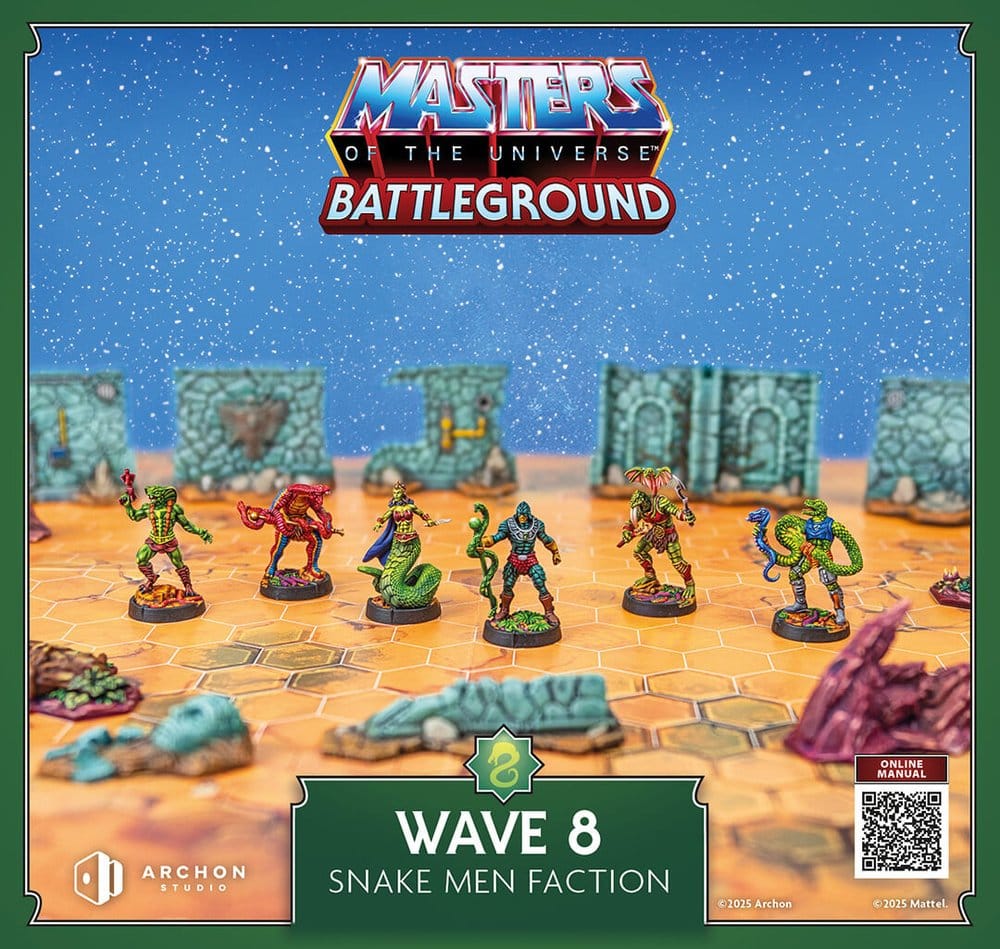 Masters of the Universe: Battleground Juego de Miniaturas Wave 8: Snake Men Faction *Edición Inglés*