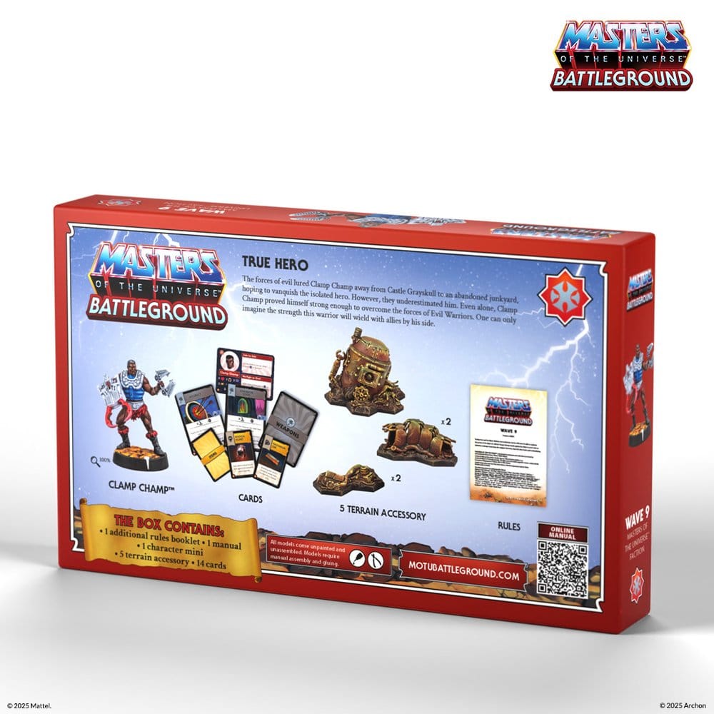Masters of the Universe: Battleground Juego de Miniaturas Wave 9: Masters of the Universe Faction *Edición Italiano*