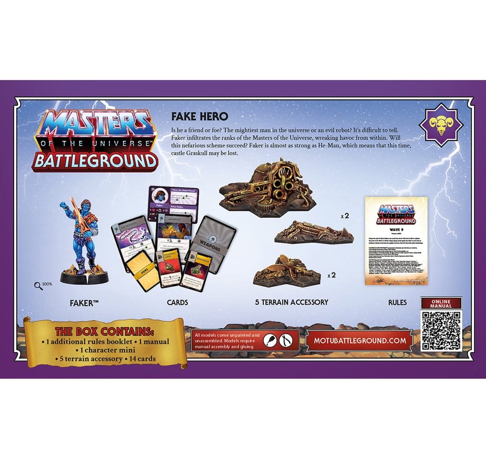 Masters of the Universe: Battleground Juego de Miniaturas Wave 9: Evil Warriors Faction *Edición Alemán*