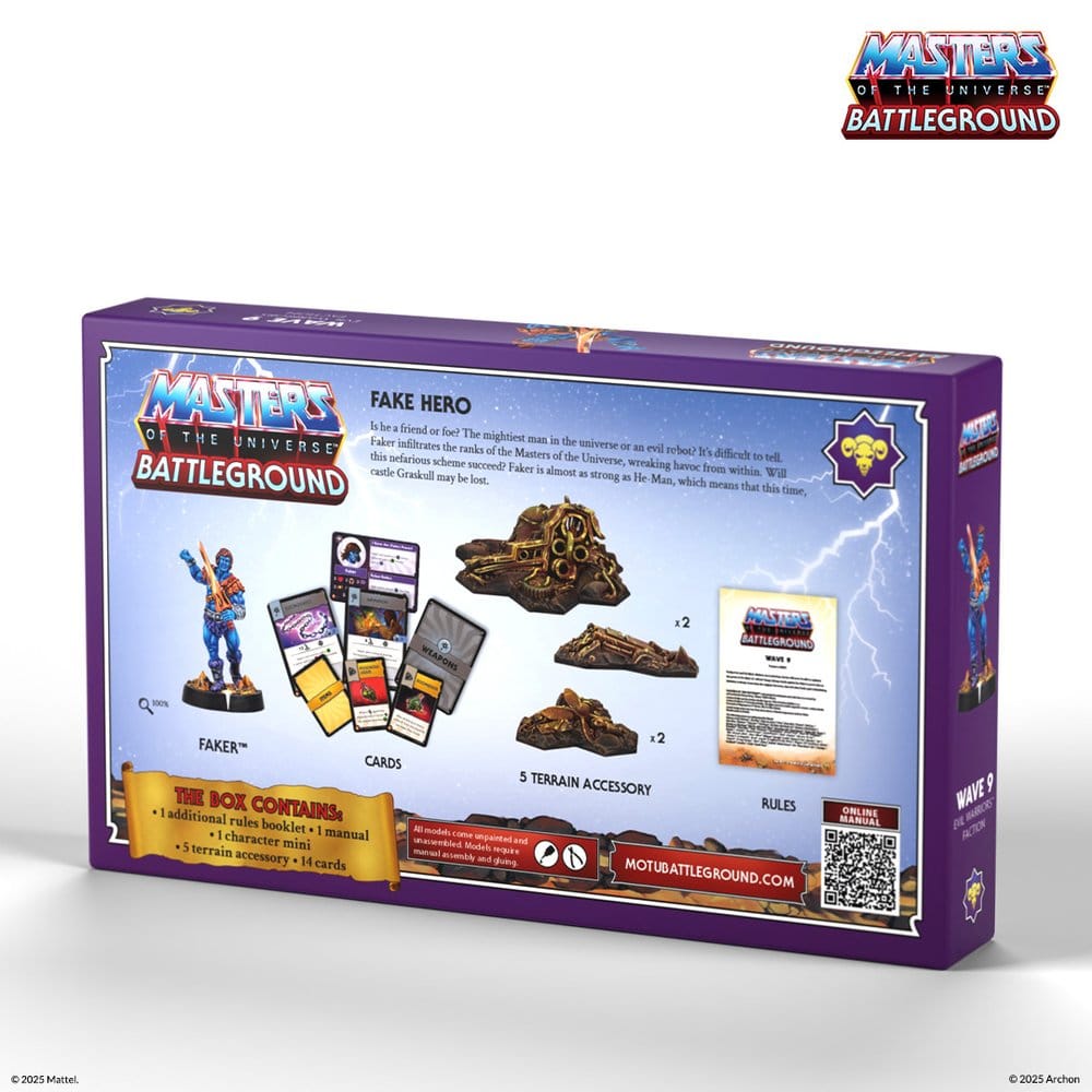 Masters of the Universe: Battleground Juego de Miniaturas Wave 9: Evil Warriors Faction *Edición Italiano*