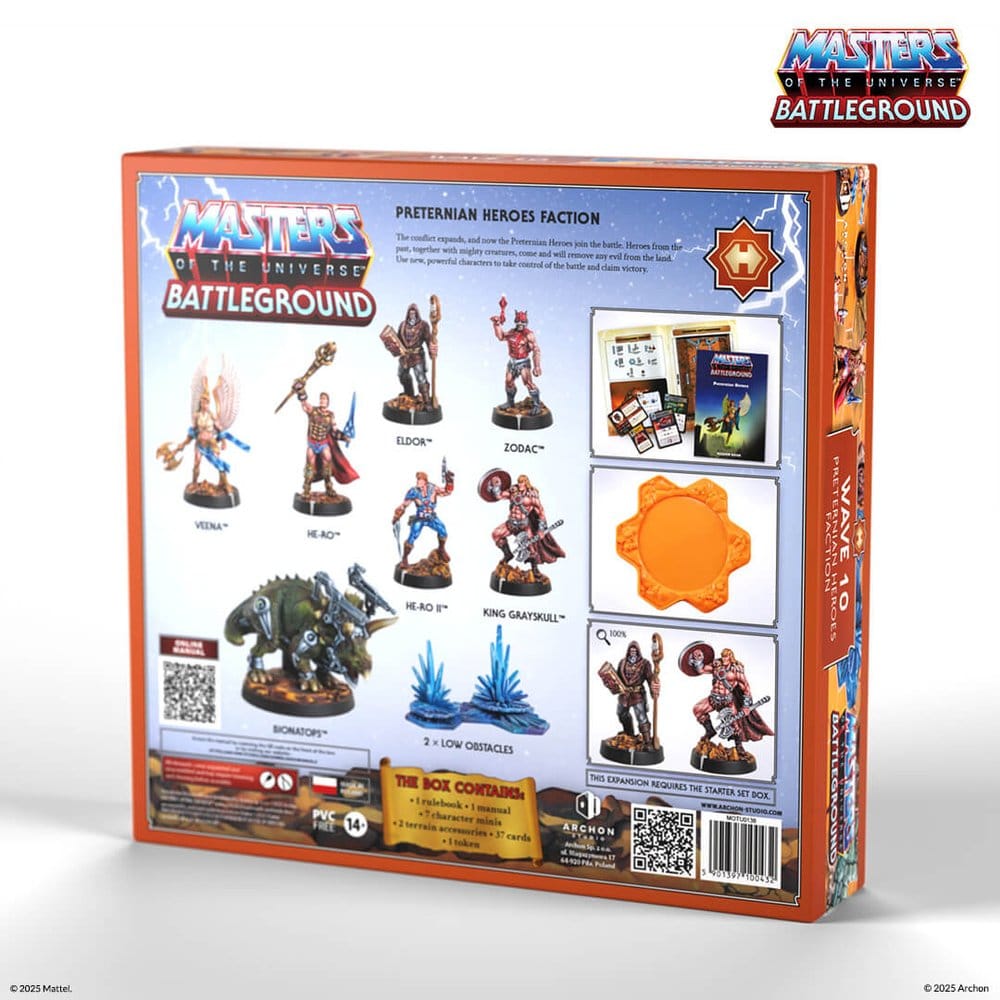 Masters of the Universe: Battleground Juego de Miniaturas Wave 10: Preternian Heroes Faction *Edición Francés*