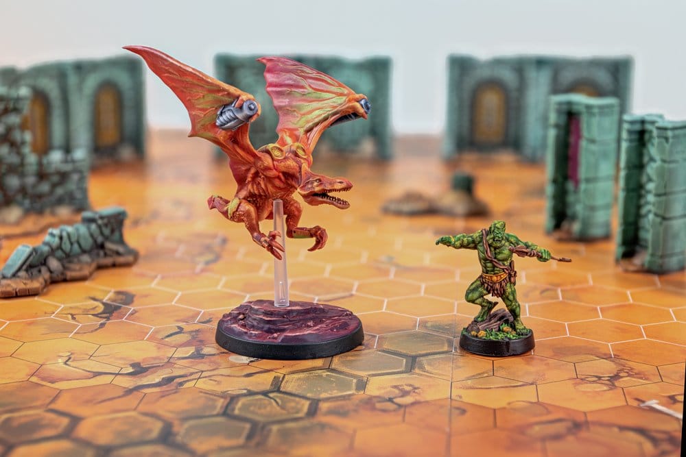 Masters of the Universe: Battleground Juego de Miniaturas Wave 11: Preternian Heroes (Moss Man / Turbodactyl) *Edición Alemán*