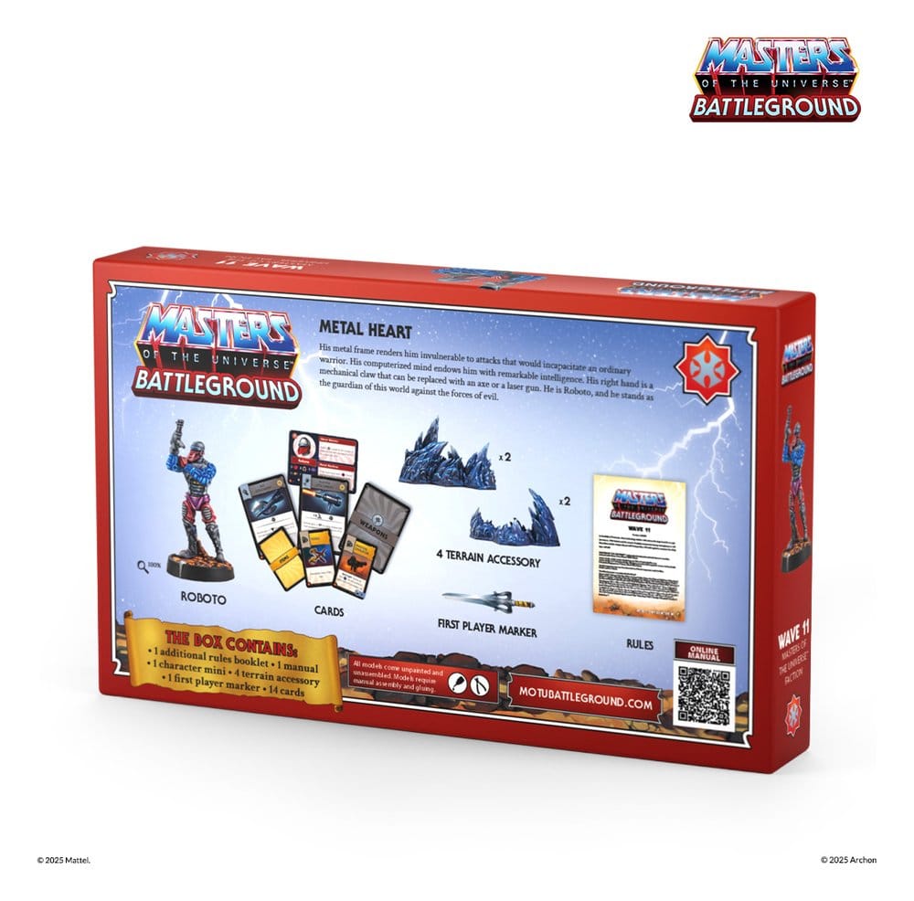 Masters of the Universe: Battleground Juego de Miniaturas Wave 11: MOTU Faction Roboto *Edición Francés*