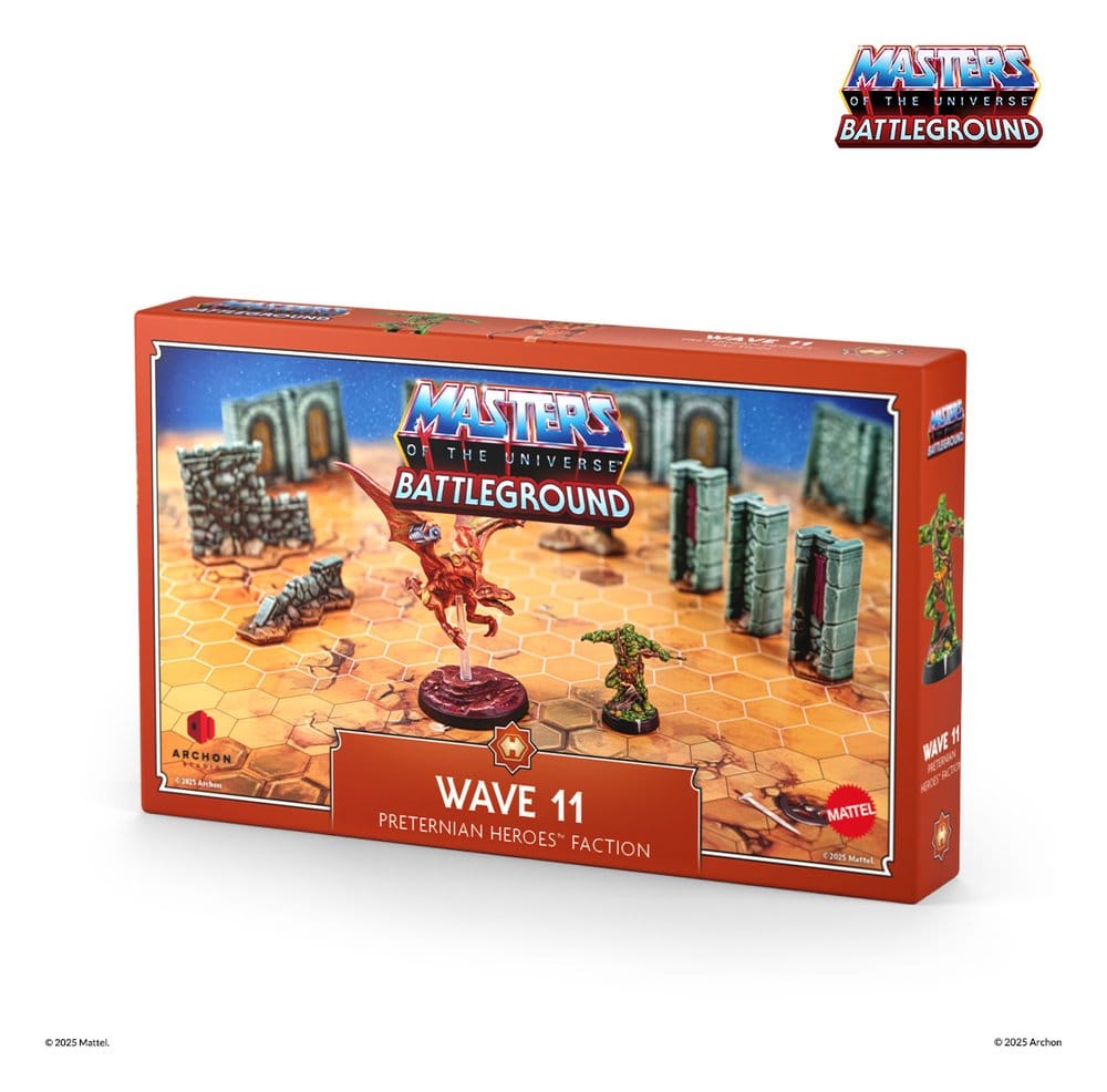 Masters of the Universe: Battleground Juego de Miniaturas Wave 11: Preternian Heroes Moss Man / Turbodactyl *Edición Italiano* Frikytopia