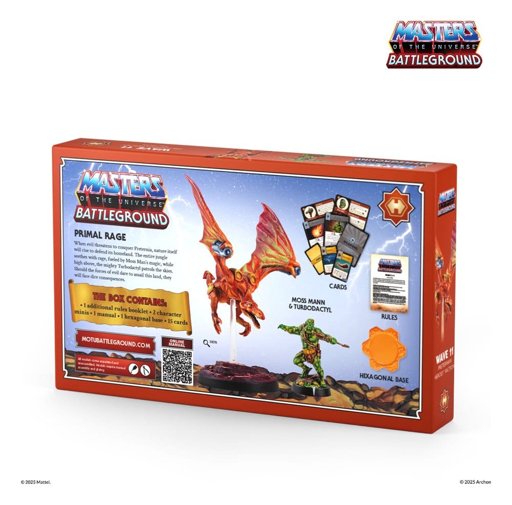 Masters of the Universe: Battleground Juego de Miniaturas Wave 11: Preternian Heroes Moss Man / Turbodactyl *Edición Italiano*