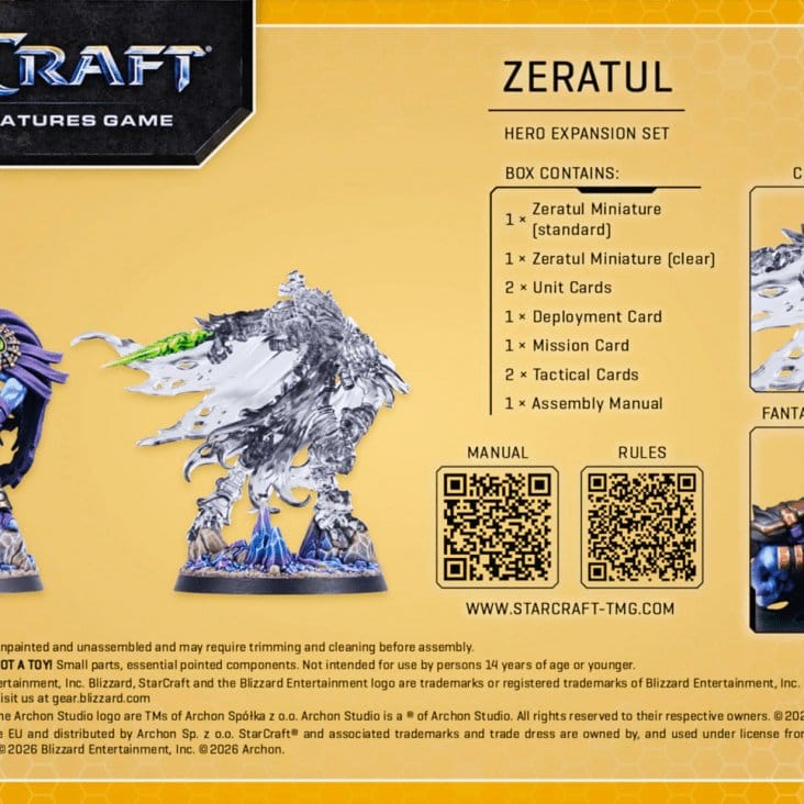 StarCraft TMG Héroe Set de Expansión Protoss: Zeratul