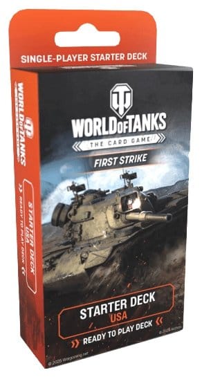 World of Tanks TCG First Strike Mazo de Inicio USA *Edición Inglés* Frikytopia