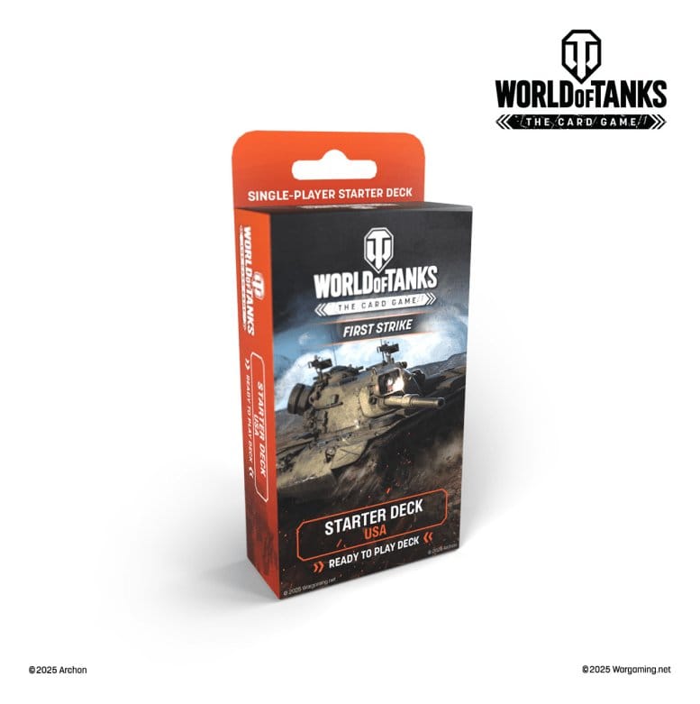 World of Tanks TCG First Strike Mazo de Inicio USA *Edición Inglés*