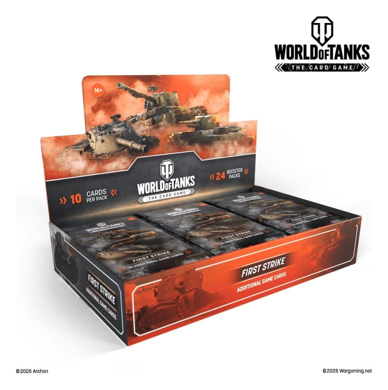 World of Tanks TCG First Strike Caixa de Boosters (24) *Edição Inglesa*