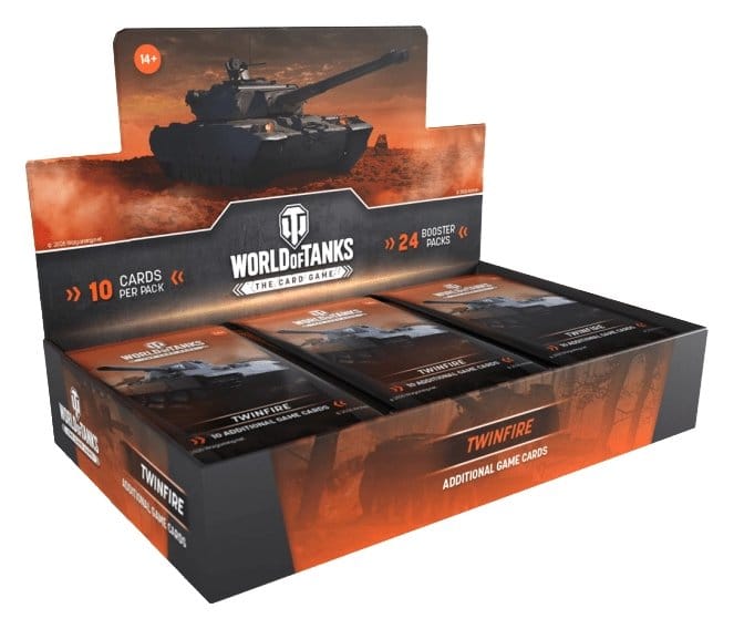 World of Tanks TCG Twinfire Caja de Sobres (24) *Edición Inglés*