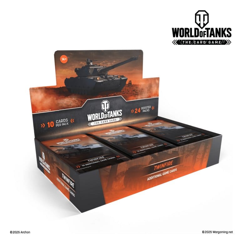 World of Tanks TCG Twinfire Caja de Sobres (24) *Edición Inglés*