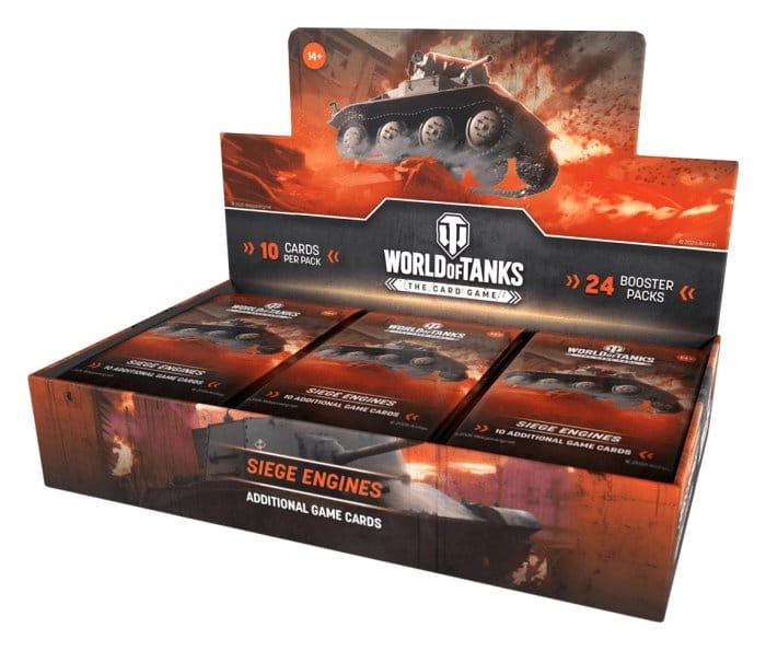 World of Tanks TCG Siege Engines Caja de Sobres (24) *Edición Inglés* Frikytopia