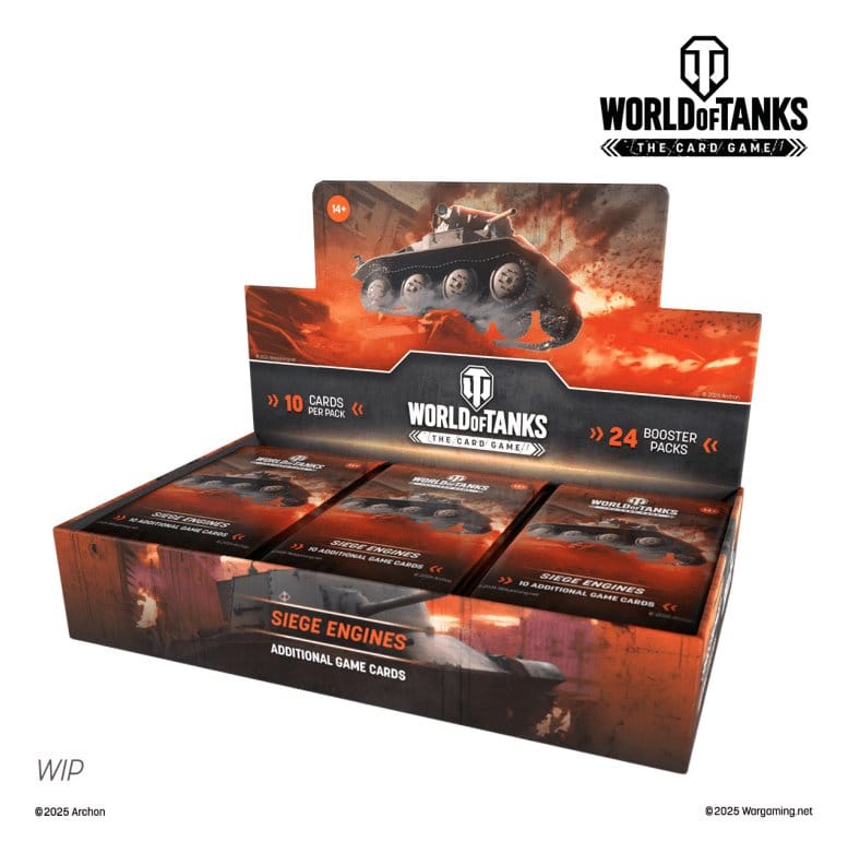 World of Tanks TCG Siege Engines Caja de Sobres (24) *Edición Inglés*