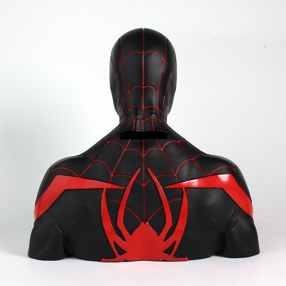Busto hucha Miles Morales Spiderman Marvel 20cm