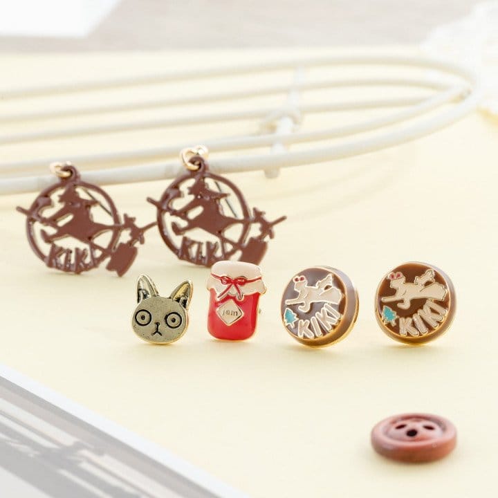 Kiki - A Aprendiz de Feiticeira Brincos de Mola Kiki Set de 6