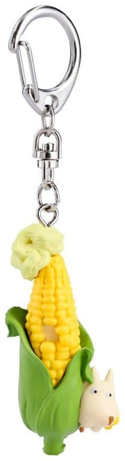 O Meu Vizinho Totoro Porta-chaves 3D Soot Sprite in corn with Totoro