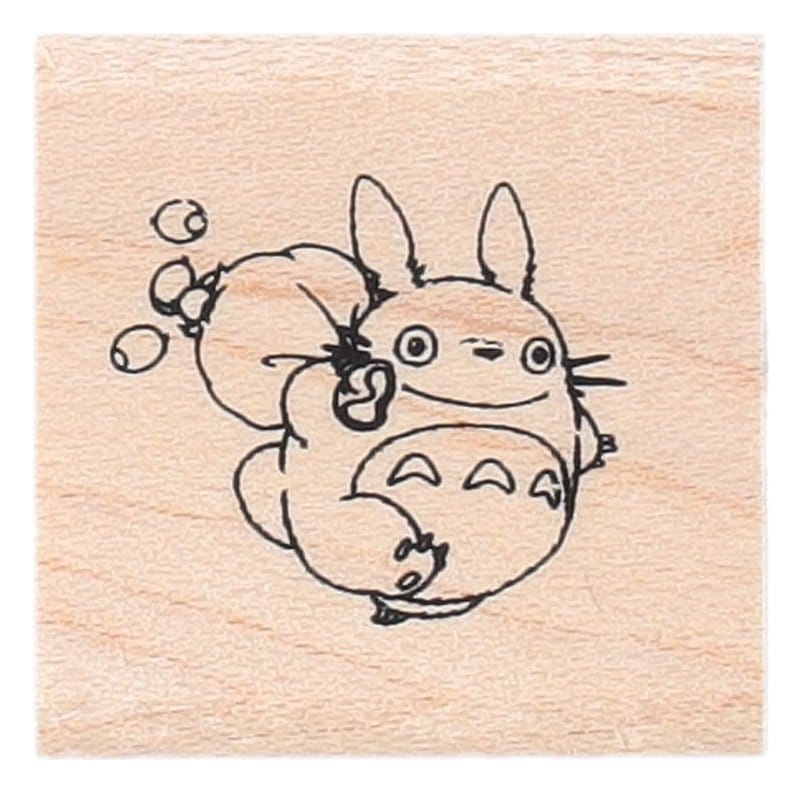 O Meu Vizinho Totoro Carimbo com bolsa Middle Totoro & Acorns
