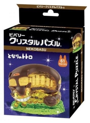 Mi vecino Totoro Kumukumu Figura de Cristal Catbus