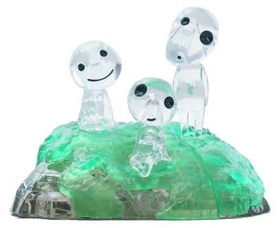 La princesa Mononoke Kumukumu Figura de Cristal Kodama Frikytopia