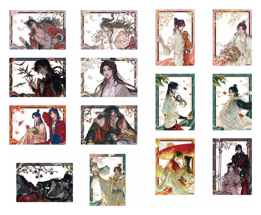 Heaven Official's Blessing Tarjetas Acrílicas Transparentes Manhua Clear Shadows Series Blind Box Expositor (12)