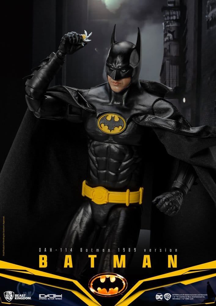 DC Comics Dynamic 8ction Heroes Figura Batman 1989 Versión Estándar 21 cm