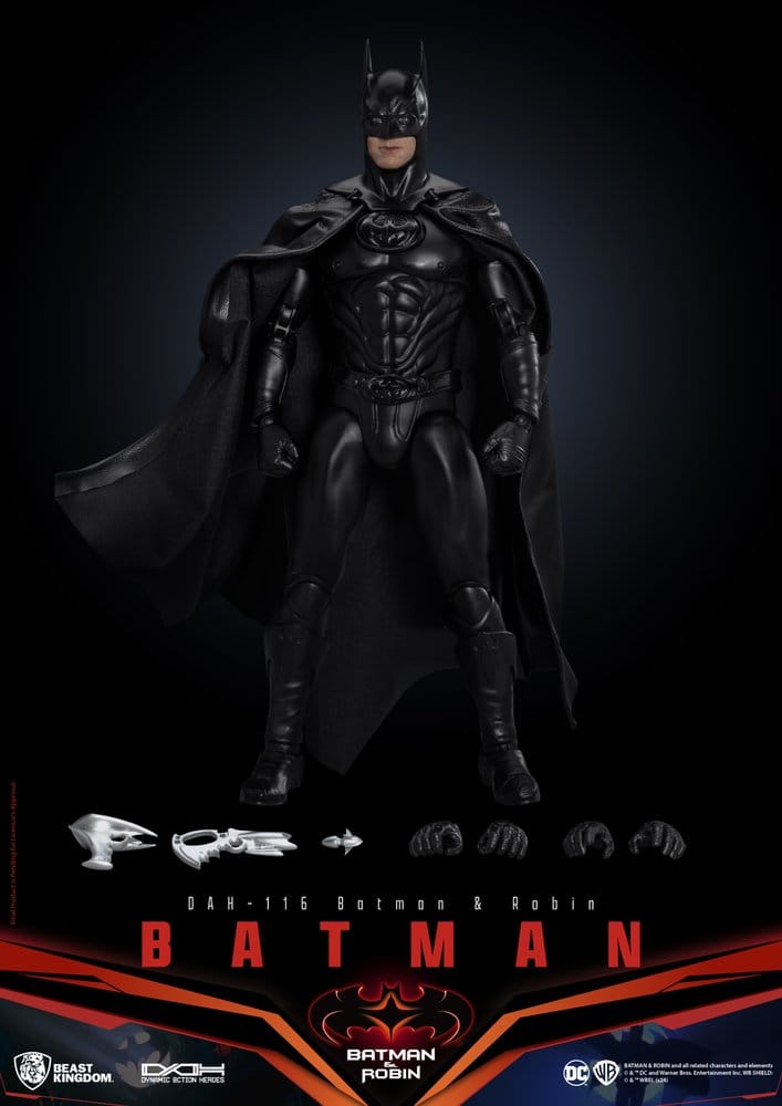 DC Comics Dynamic 8ction Heroes Figura Batman (Batman & Robin) 21 cm