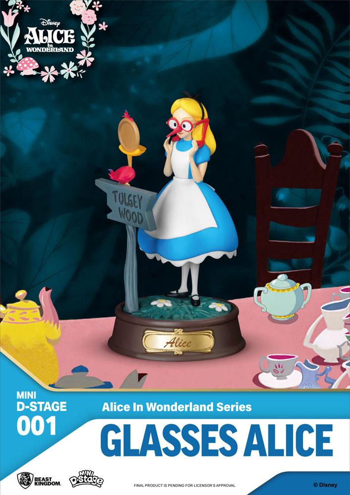 Alicia en el País de las Maravillas Pack de 6 Estatuas Mini Diorama Stage 10 cm