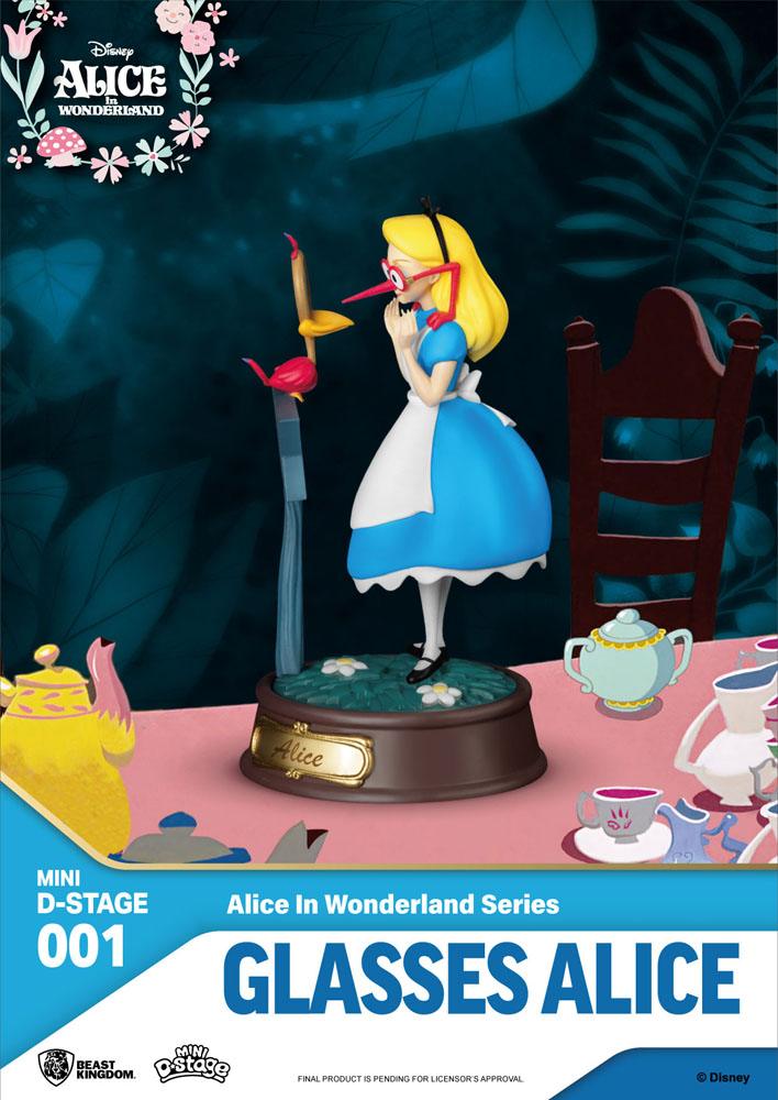 Alicia en el País de las Maravillas Pack de 6 Estatuas Mini Diorama Stage 10 cm