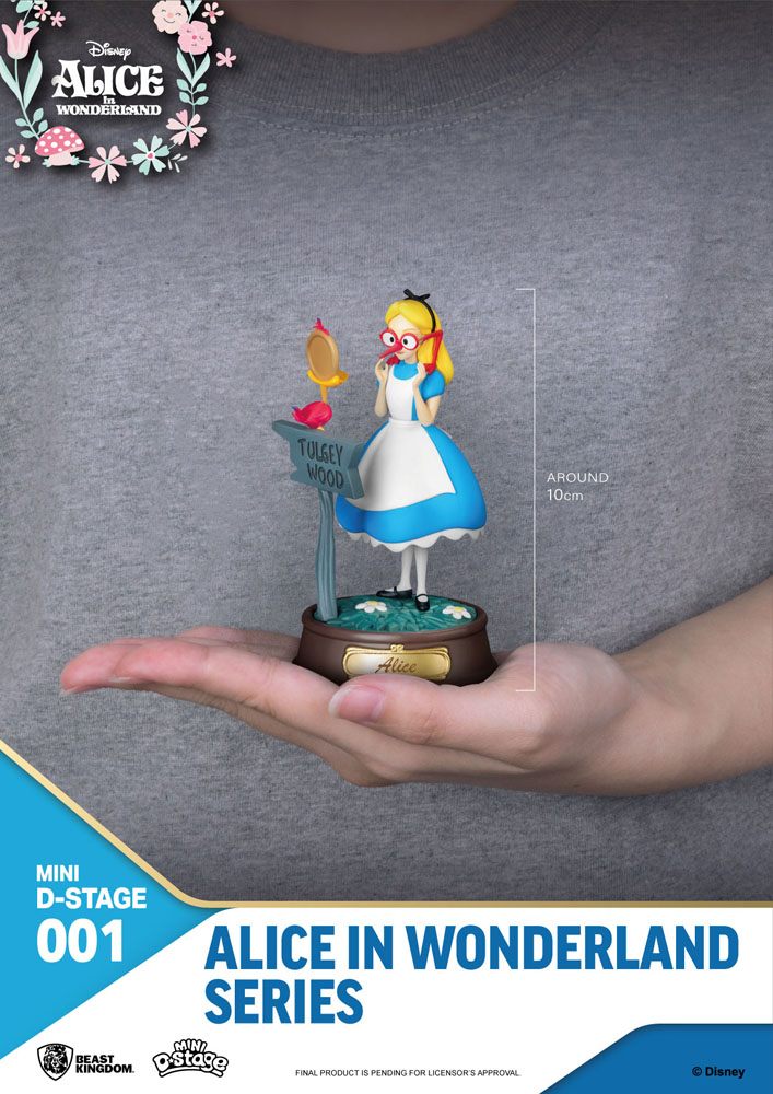 Alicia en el País de las Maravillas Pack de 6 Estatuas Mini Diorama Stage 10 cm
