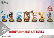 Disney Pack de 6 Estatuas Mini Diorama Stage Alphabet Art 10 cm