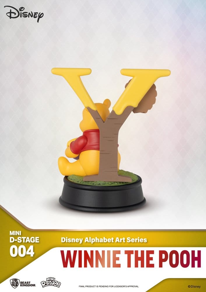Disney Pack de 6 Estatuas Mini Diorama Stage Alphabet Art 10 cm