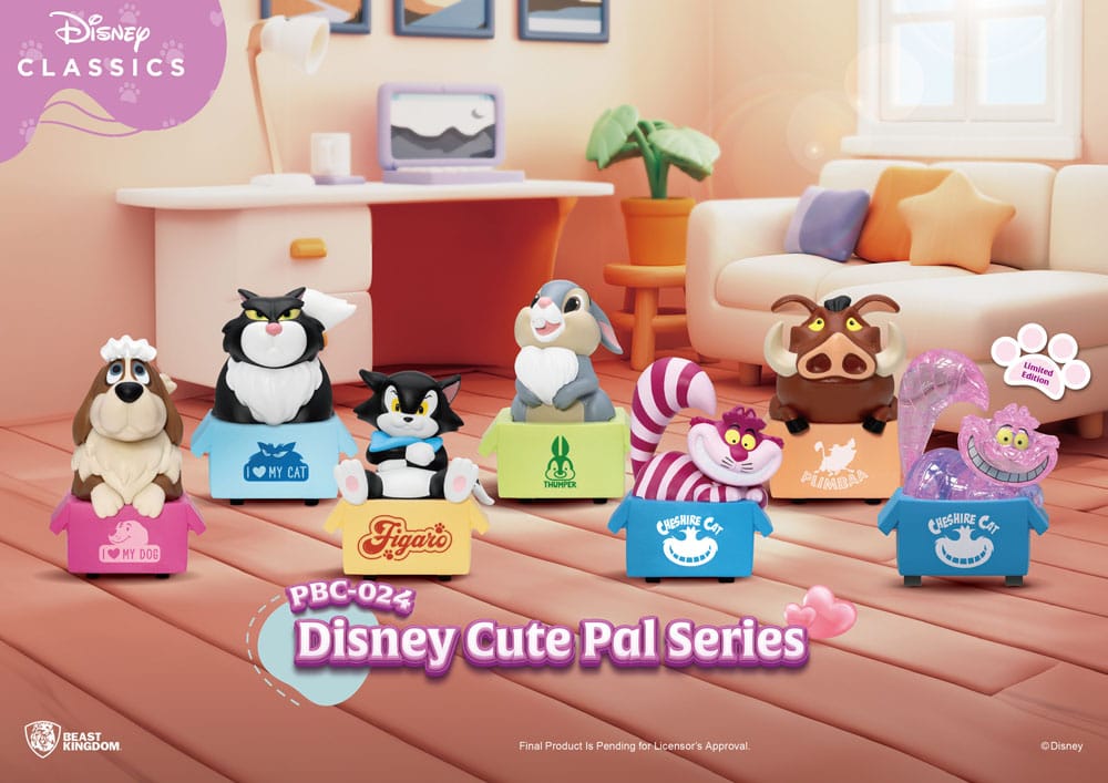 Disney Serie Coche con retroceso Blind Box Cute Pal (6) 5 cm