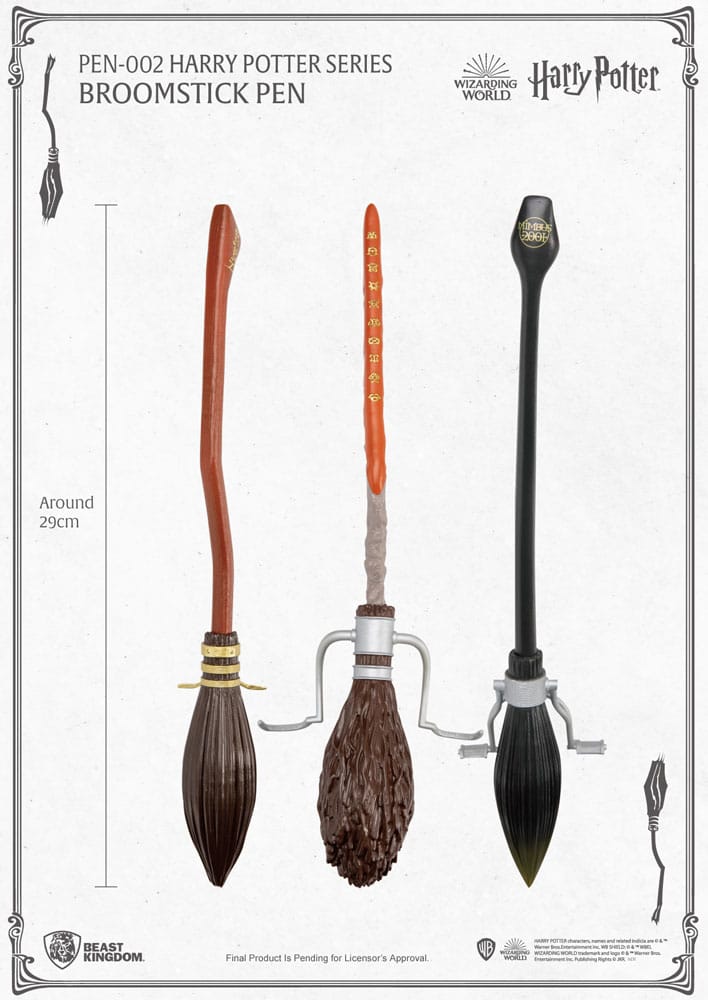 Harry Potter Caneta Vassoura Firebolt 29 cm