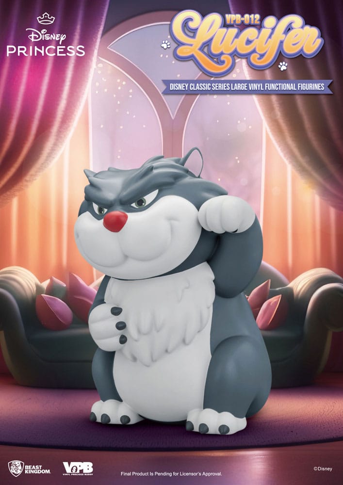 DISNEY CLASSIC SERIES LUCIFER LARGE VINYL PIGGY BANK