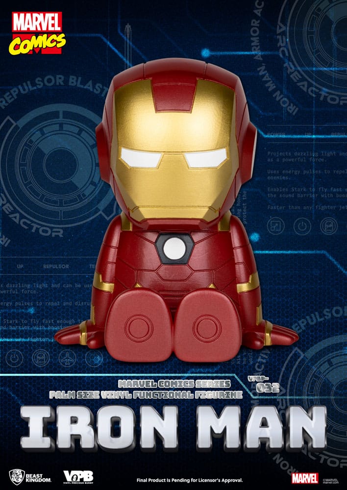 Classic Marvel Comics Vinyl huchas Iron-man 12 cm