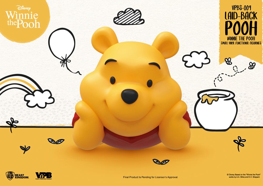 Winnie The Pooh Piggy Vinyl Relajado Winnie 26 cm Frikytopia