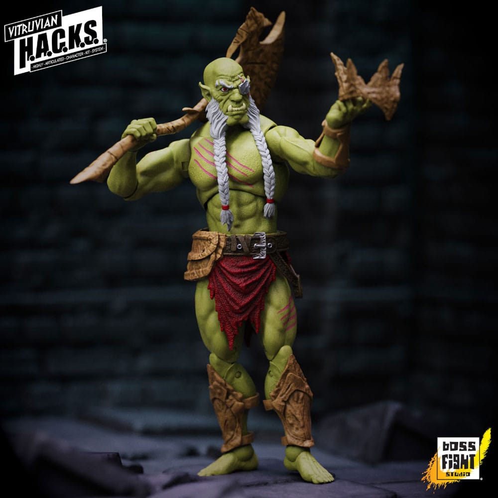 Vitruvian H.A.C.K.S. Figura Mighty Orc Sovran Bur'Zagi Frikytopia